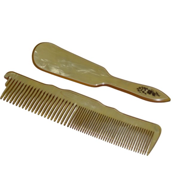 Vintage 4 Piece Ladies Dressing Table Set Bedroom Decor Vanity Accessories - Picture 5 of 8